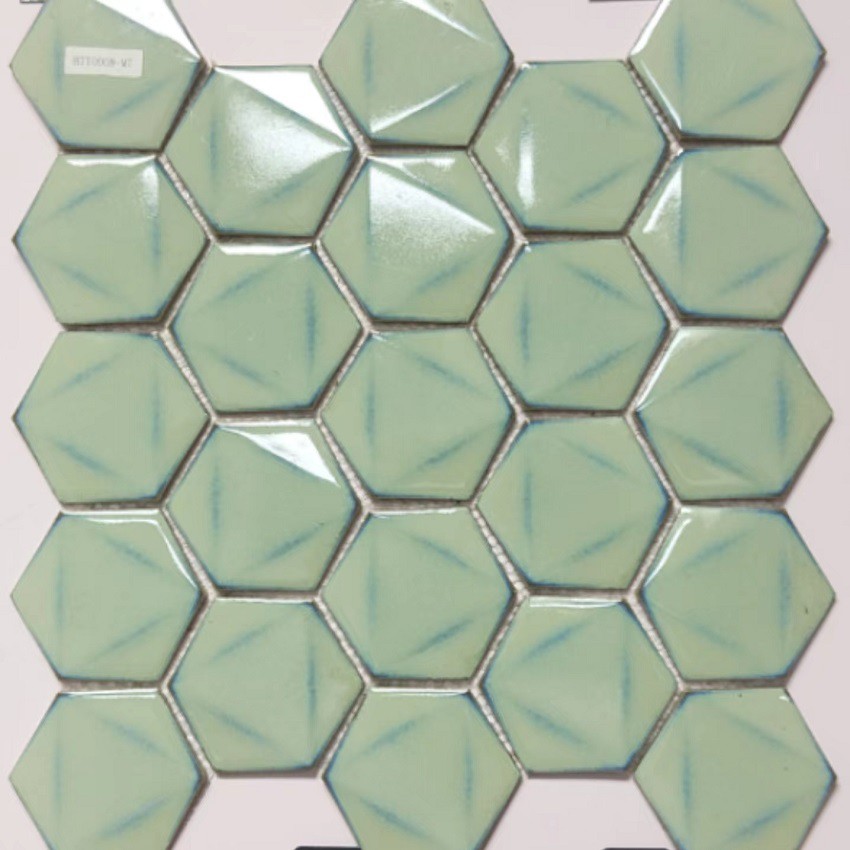 হেক্সাগন 3d মোজাইক টাইল